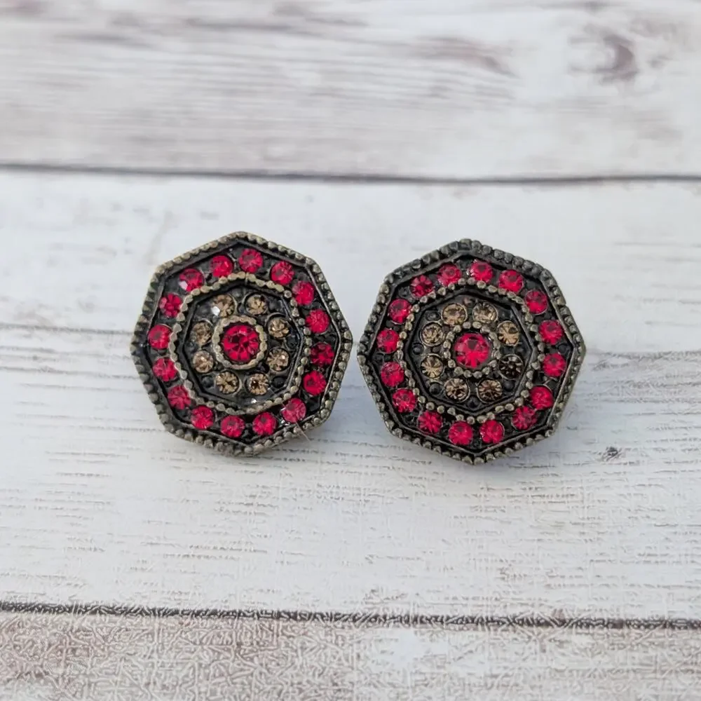 Vintage clip earrings